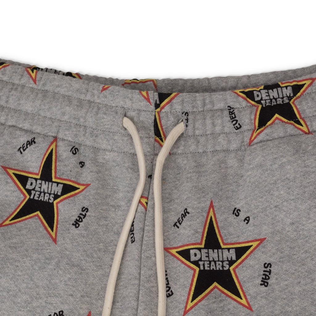 Grey Every Tear Is A Star All Over Sweatpants