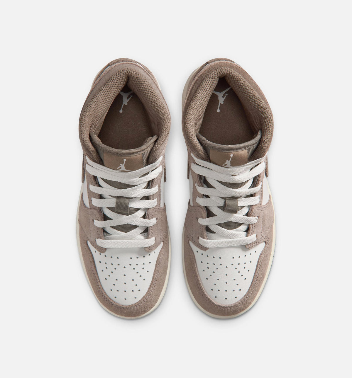 Air Jordan 1 Mid GS Sneakers | Enigma Stone/Olive Grey/Summit White