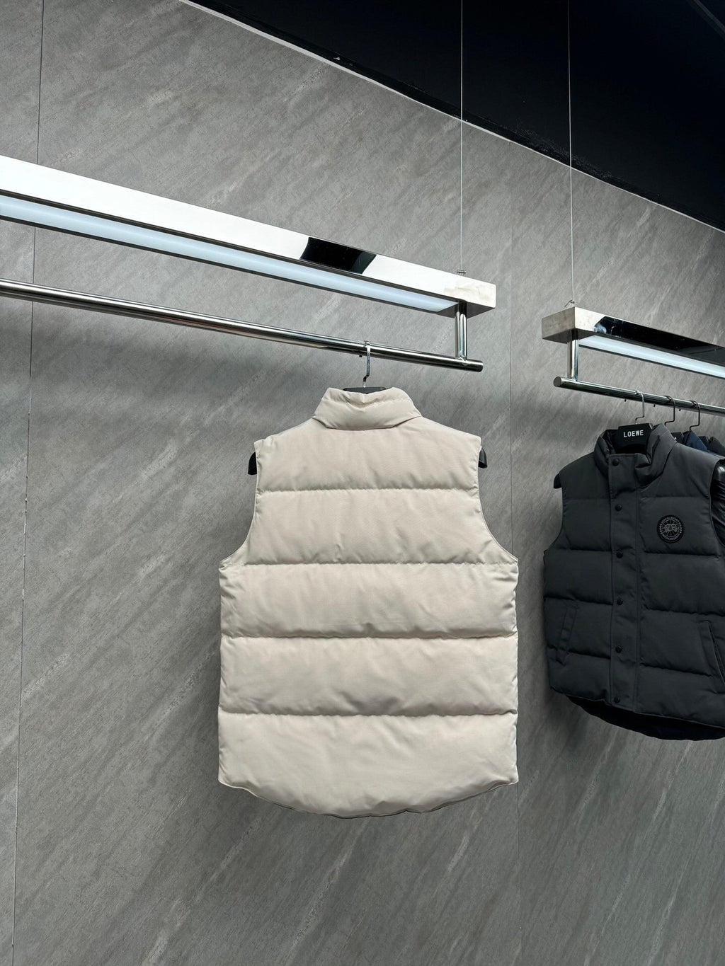 Stone Island Cream Quilted Down Vest