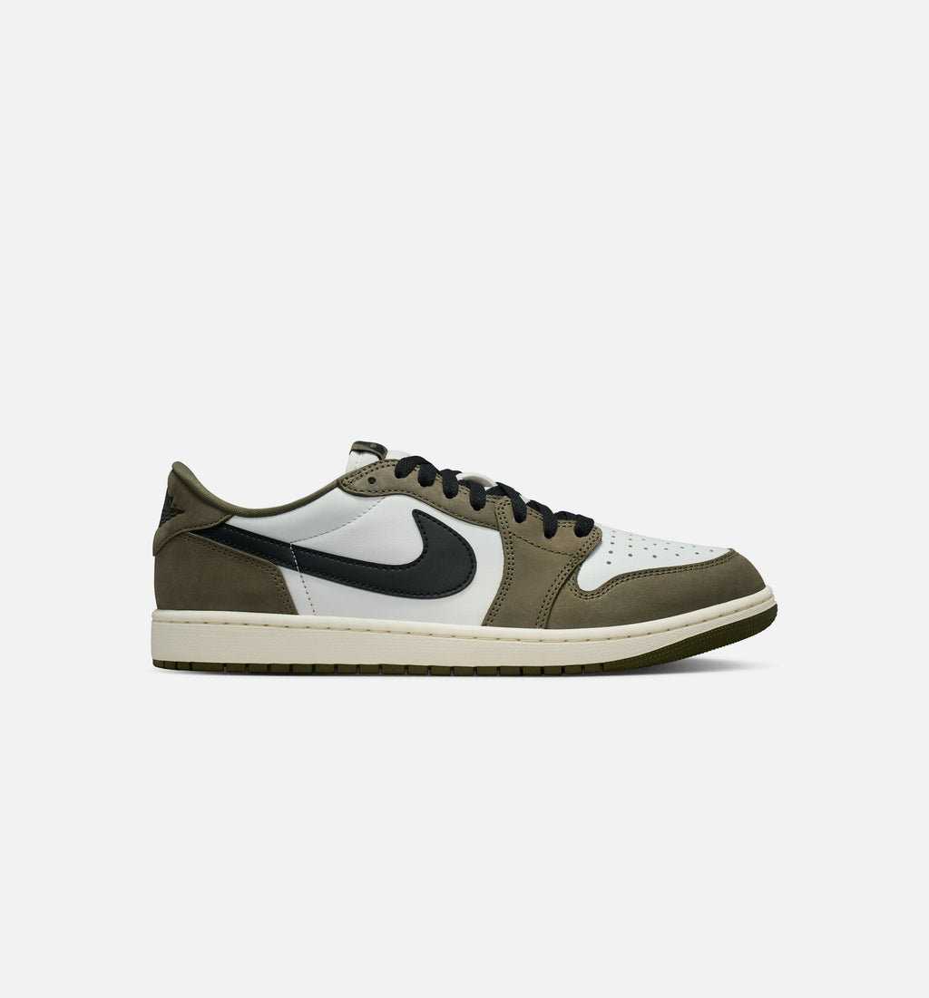 Air Jordan 1 Low OG Men's Sneakers | Medium Olive/Black/Summit White/Sail