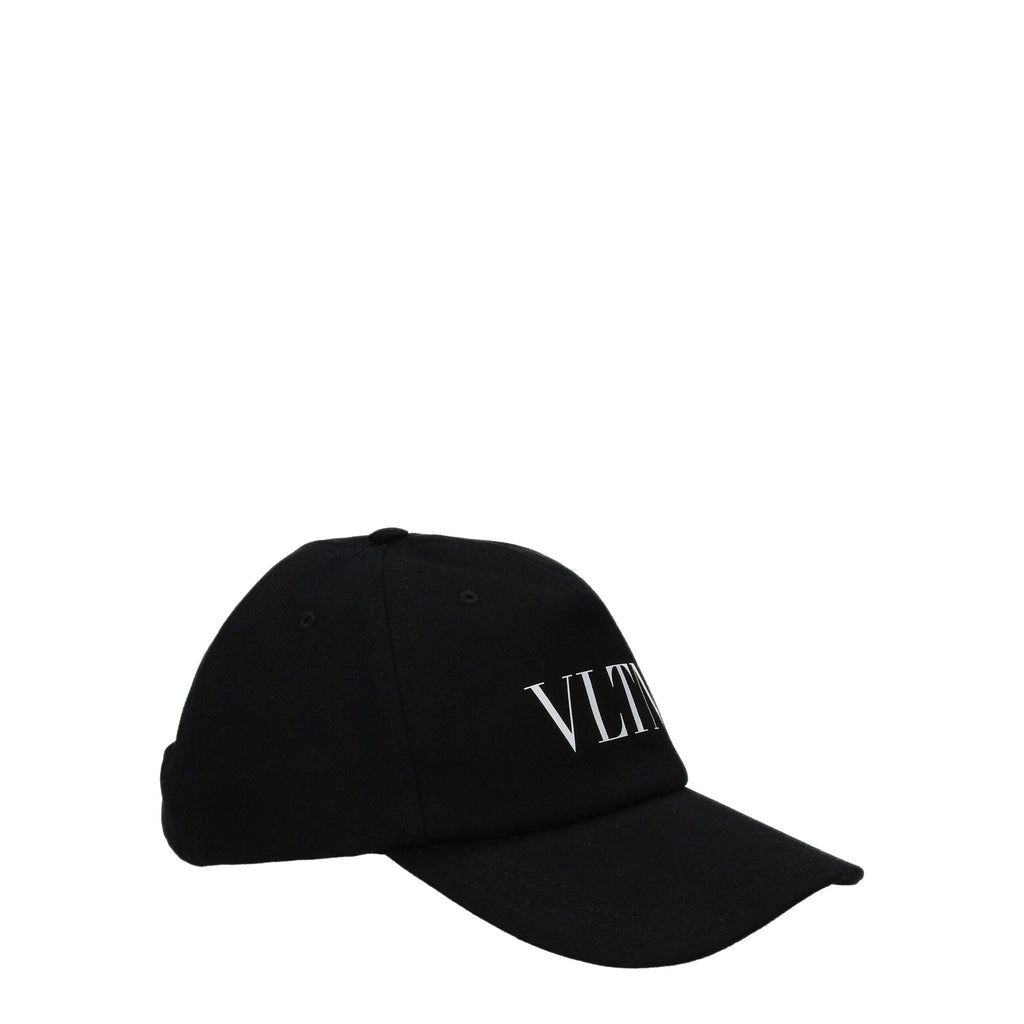 Valentino Garavani Black Cotton Baseball Cap