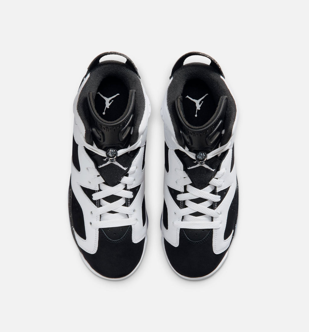 Air Jordan 6 Retro Black and White Grade School Lifestyle Shoe