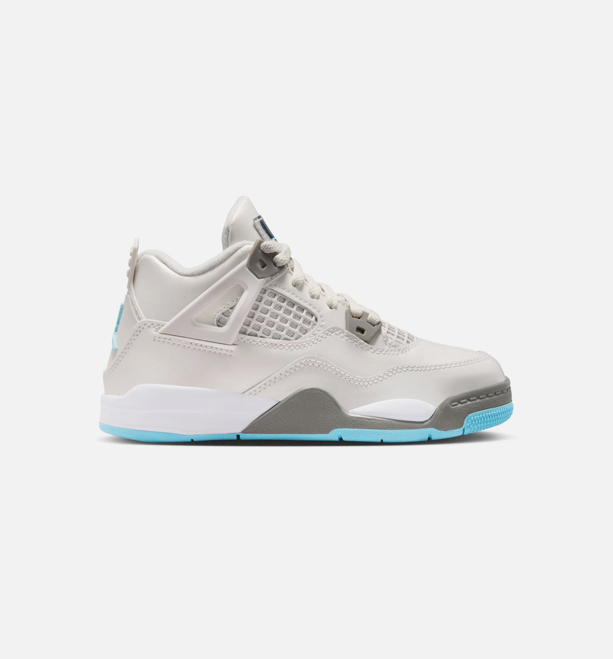 Air Jordan 4 Retro 'Blue Chill' Preschool - Photon Dust/Blue Chill/Flat Pewter/White/Blue Tint