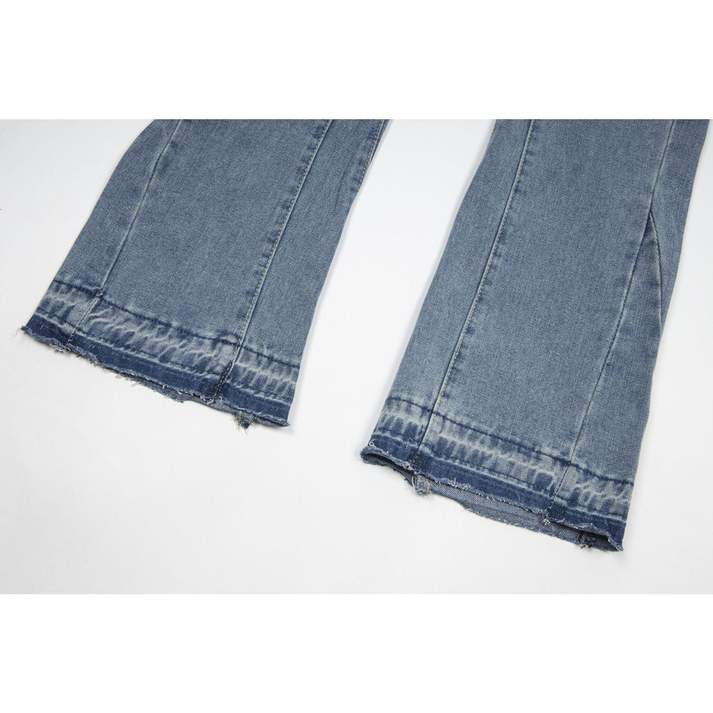 Gallery Dept Jeans Washed Ripped Rough Jeans Flared Trousers