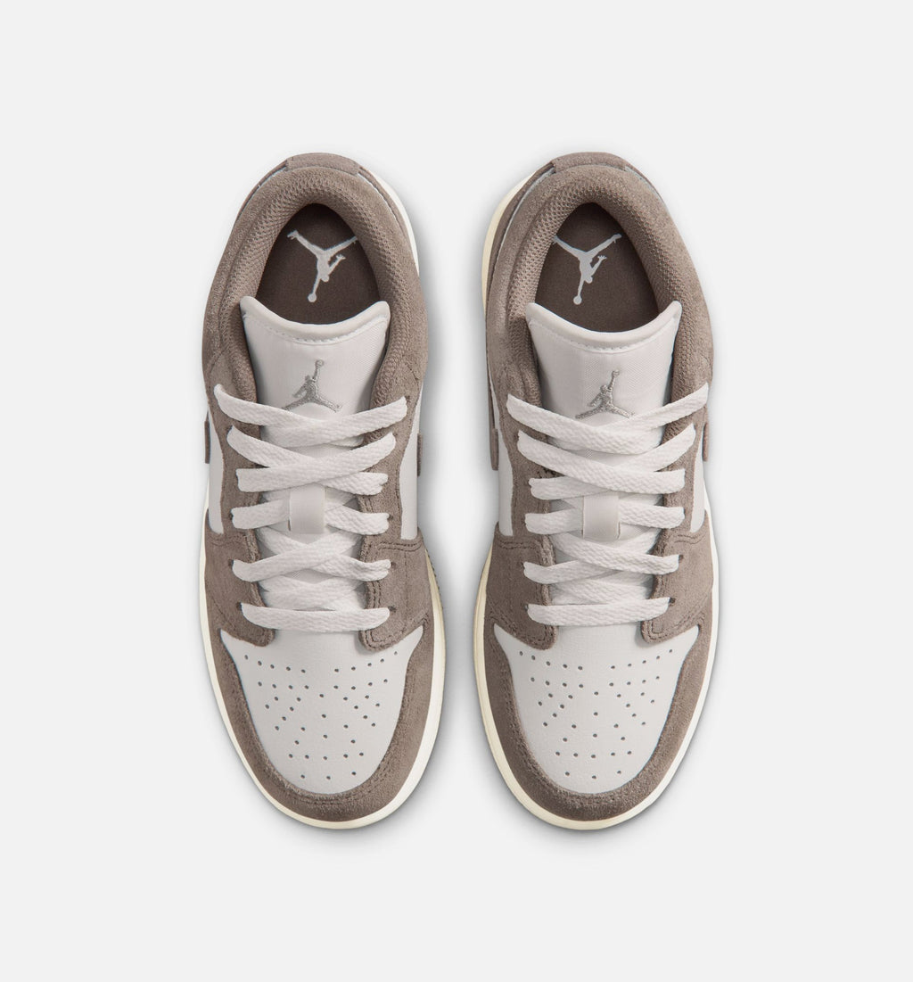 Air Jordan 1 Low Big Kids' Lifestyle Shoes - Olive Grey/Enigma Stone/Summit White