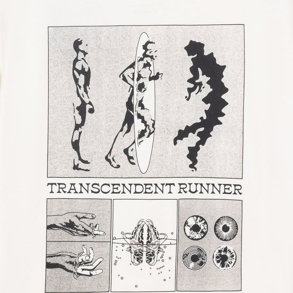 Acid Running Transcendent Runner T-Shirt: Bone