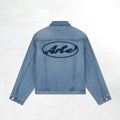 Arte Circle Logo Jeans Jacket: Denim Bleach