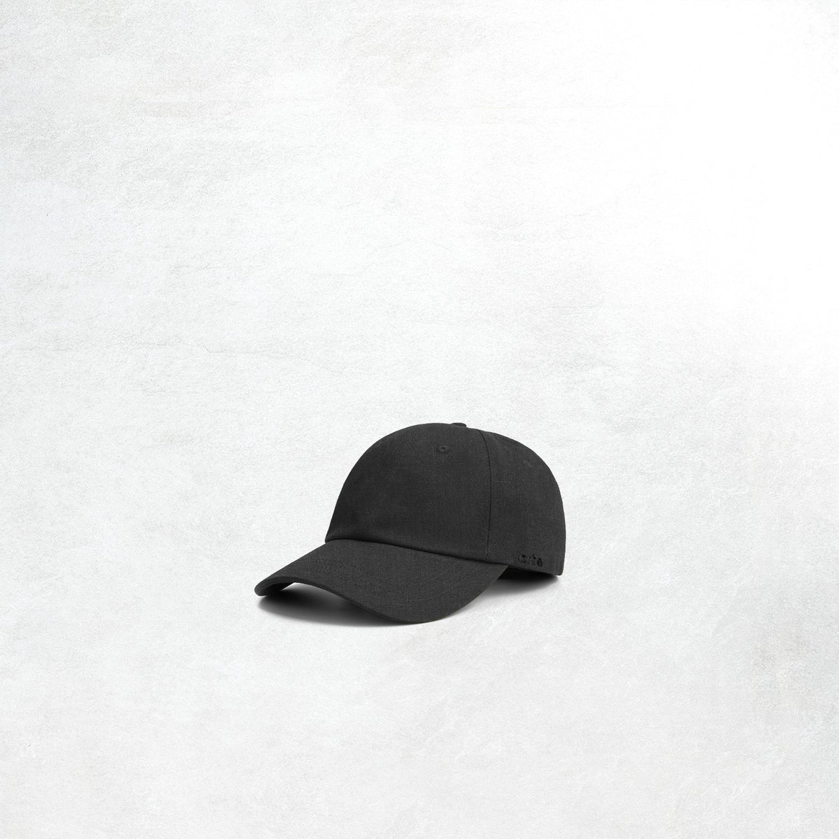 Arte Linen Cap: Black