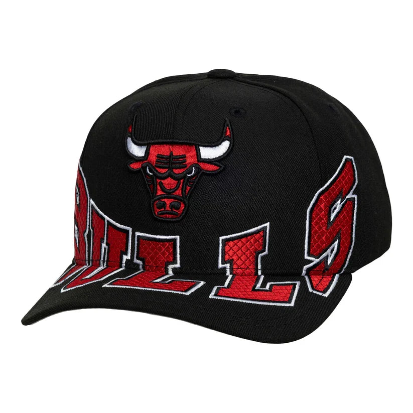 M&N NBA Chicago Bulls Over Under Pro Snapback Hat