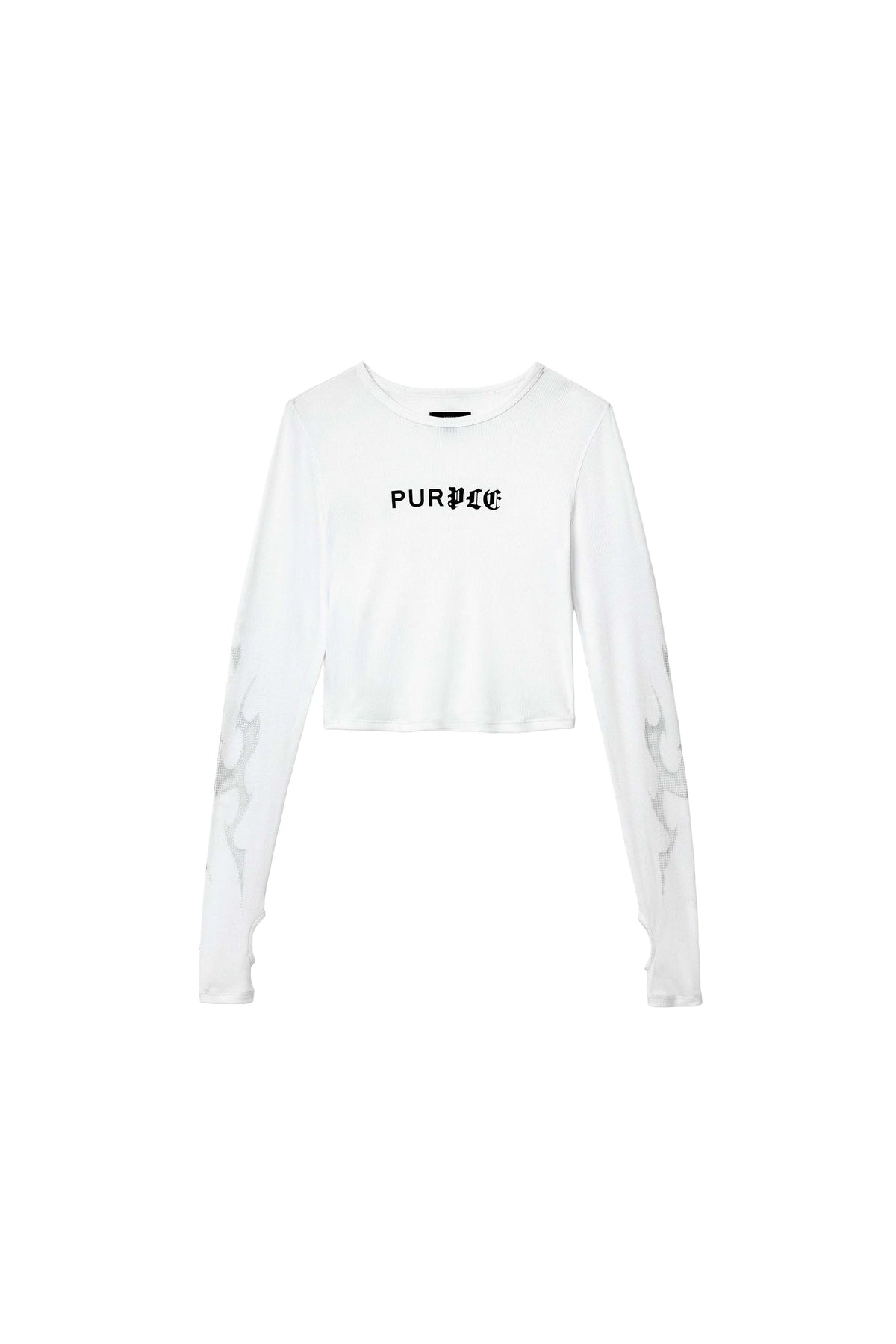 Half & Half Flames Long Sleeve