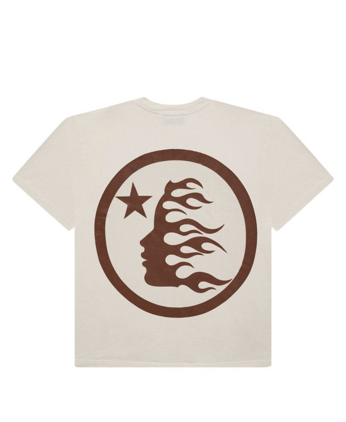 Hellstar Classic T-Shirt Gel Print White/Brown