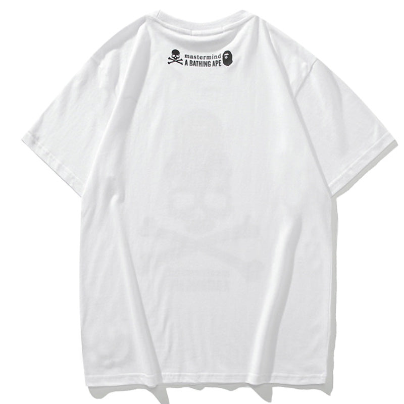BAPE x Mastermind Baby Milo Skull Men's T-Shirt - White