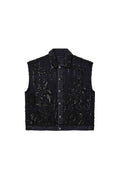 Mesh Embellished Vest