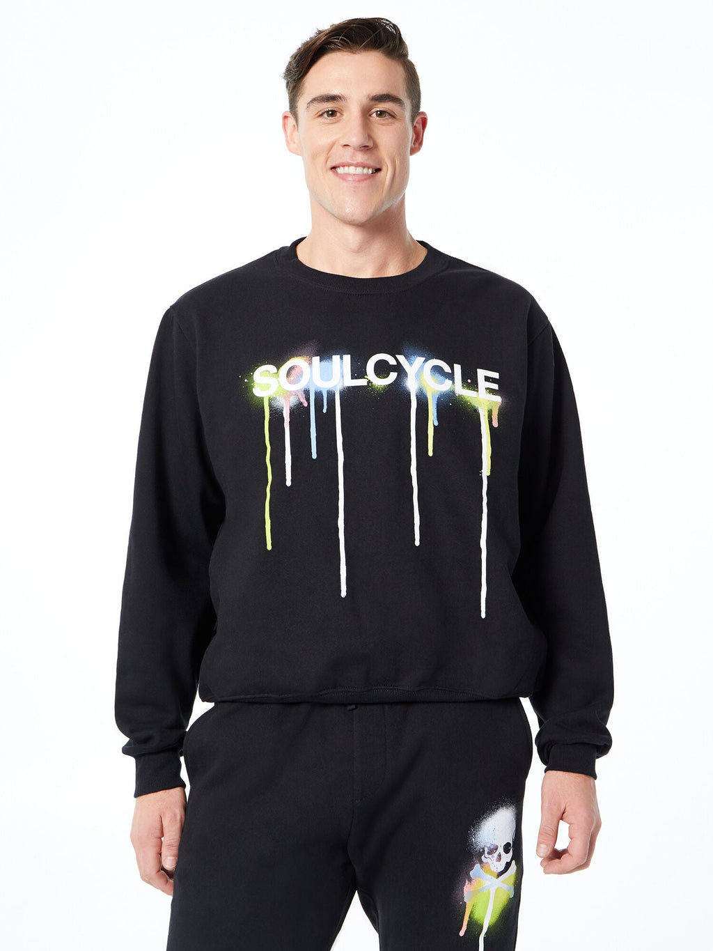DEREK CREWNECK BLACK DRIP