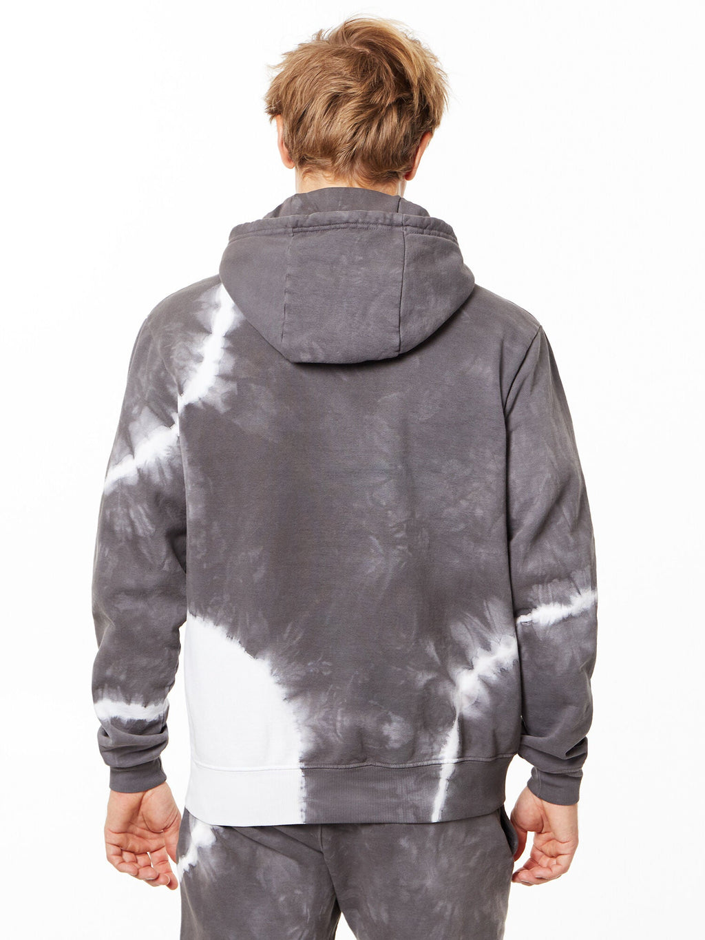 KINGSLEY HOODIE GREYWHITE