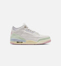 Air Jordan 3 Retro 'Sail and Jade Aura' - Men's Lifestyle Sneaker (Sail/Jade Aura/Aura/Iced Carmine)