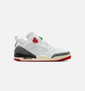 Jordan Spizike Low - Men's Lifestyle Sneaker (White/Black/Sail/Varsity Red)
