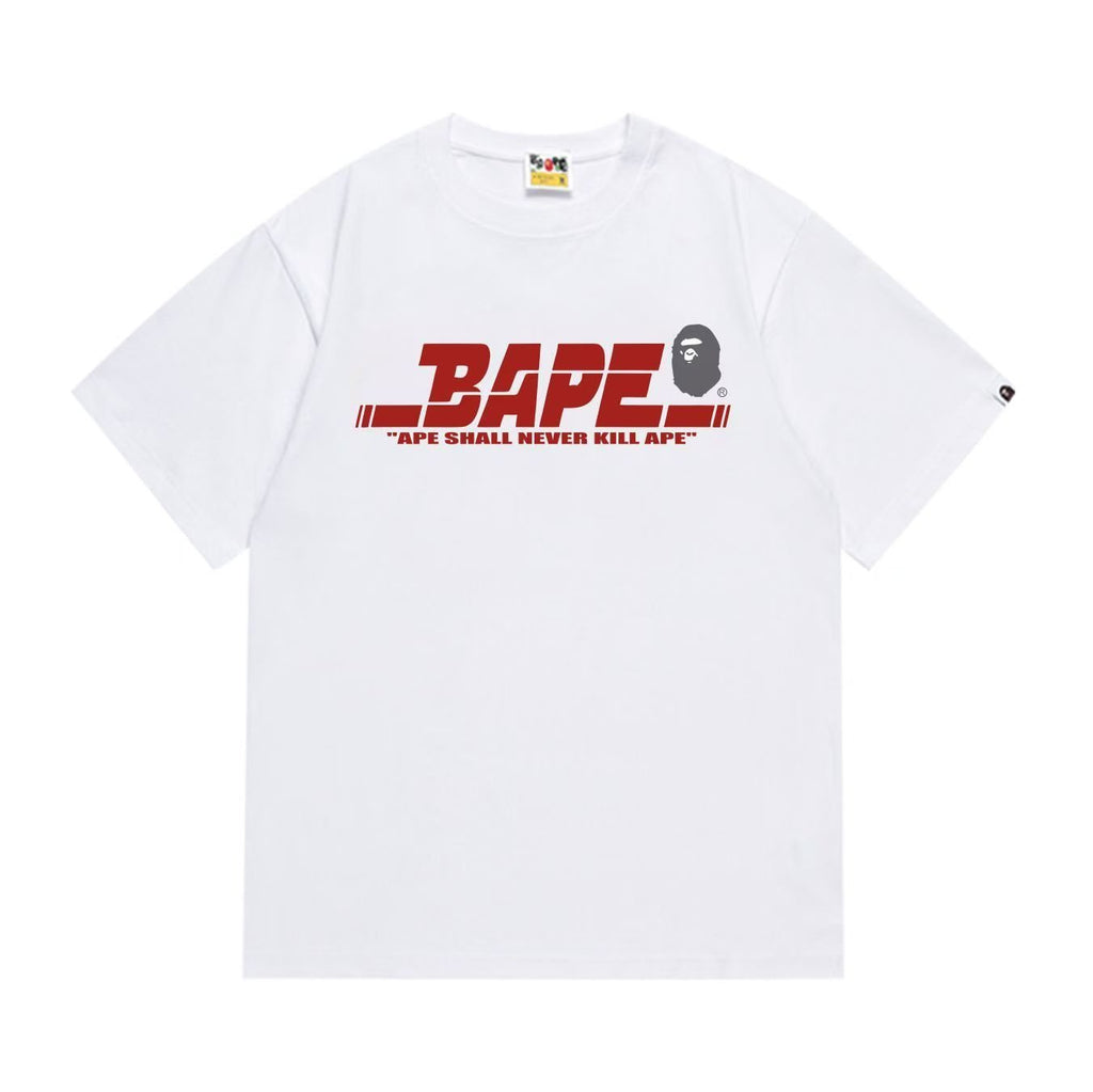 BAPE Red Chest Graphic Short-Sleeve T-Shirt