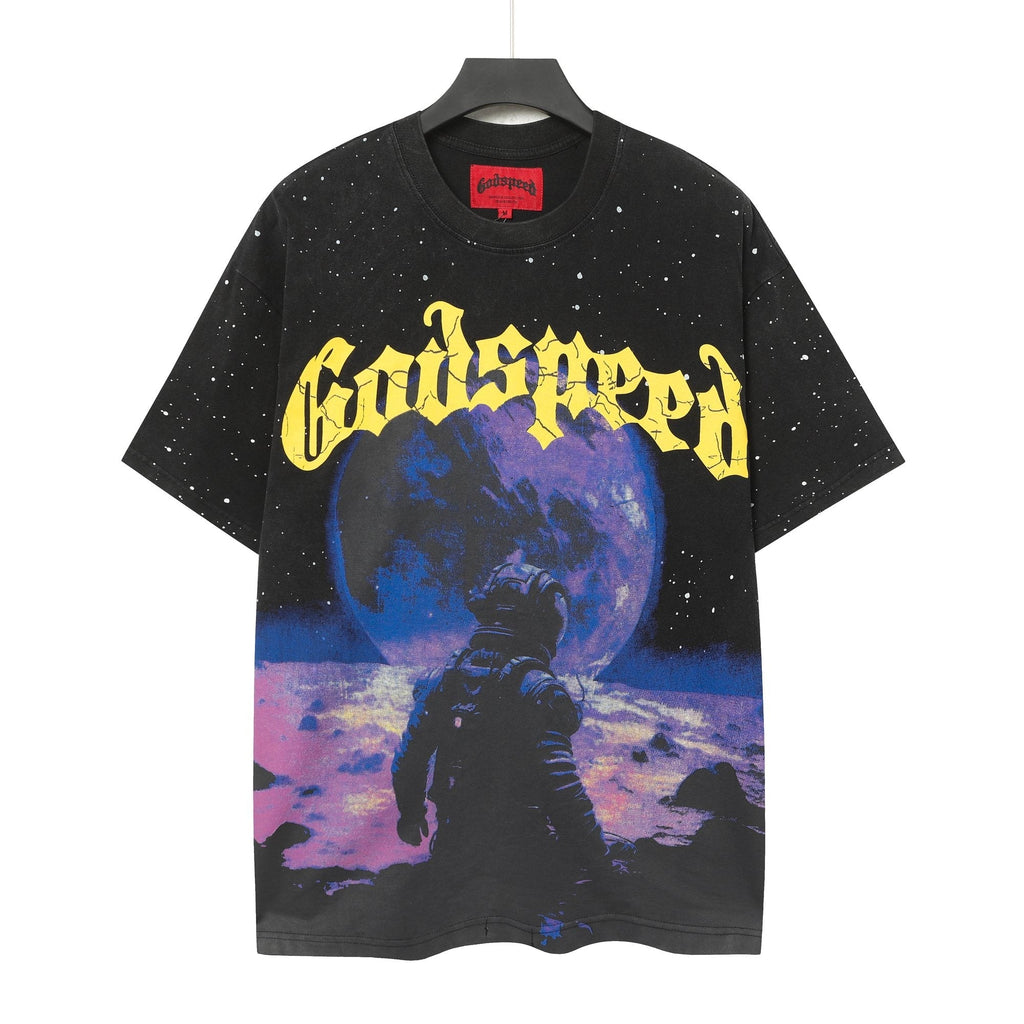 Godspeed To The Moon Graphic T-Shirt
