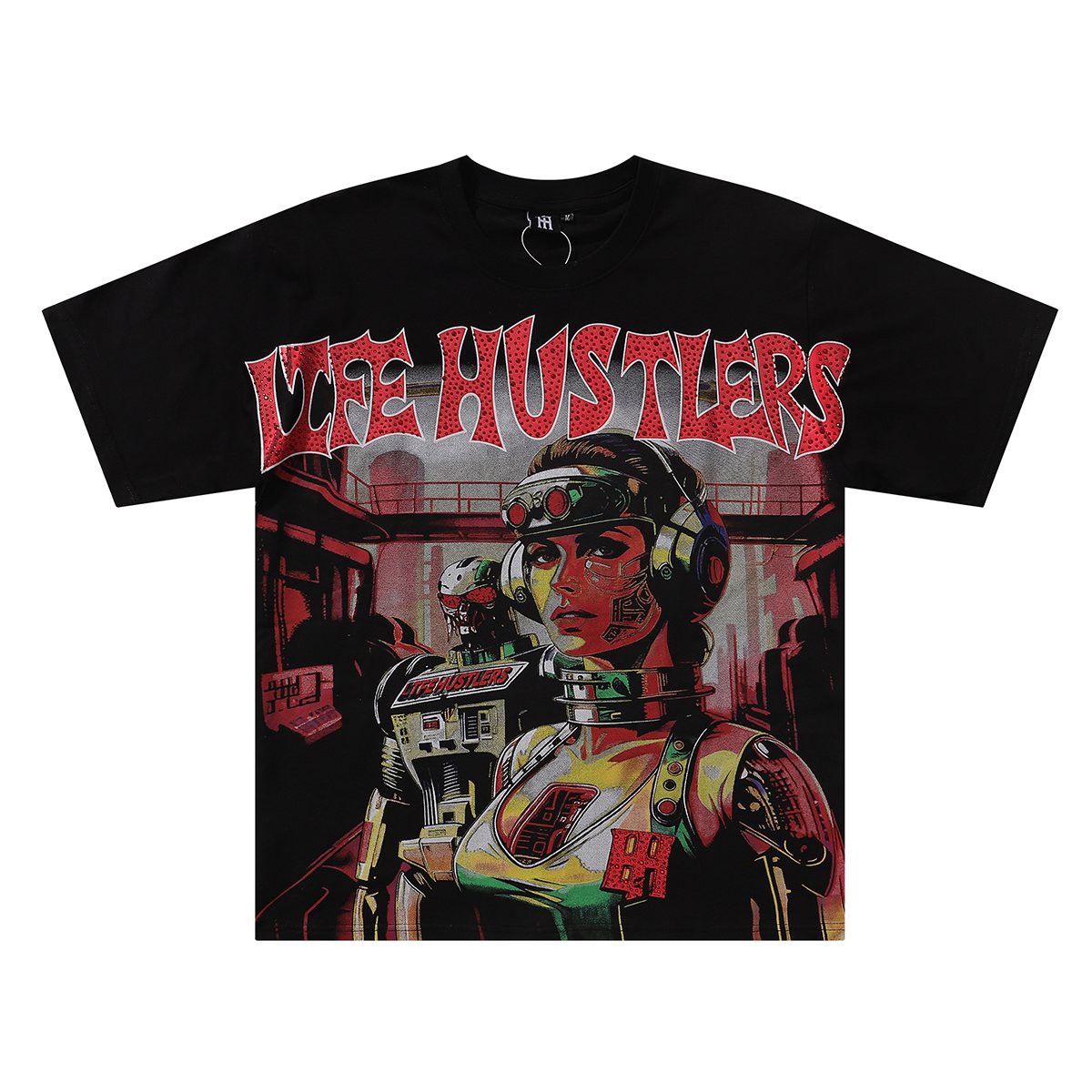 Life Hustlere No Days Off Astronaut Graphic T-Shirt