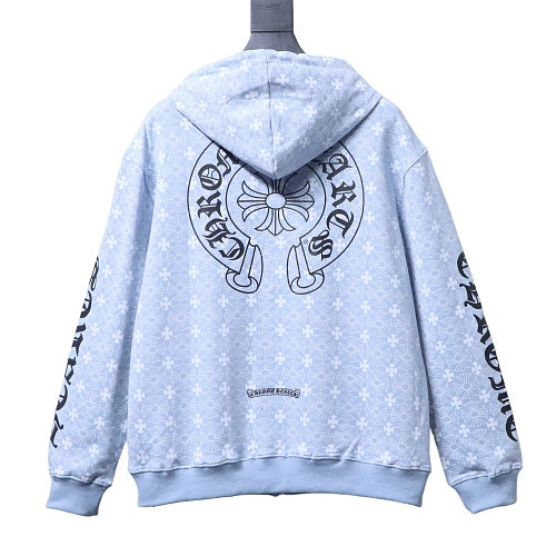 Chrome Hearts Light Blue sweatshirt Jacket