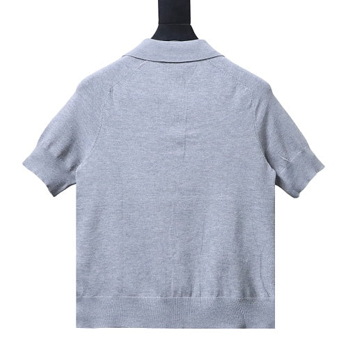 AMI Paris Ami de Cœur Grey Polo