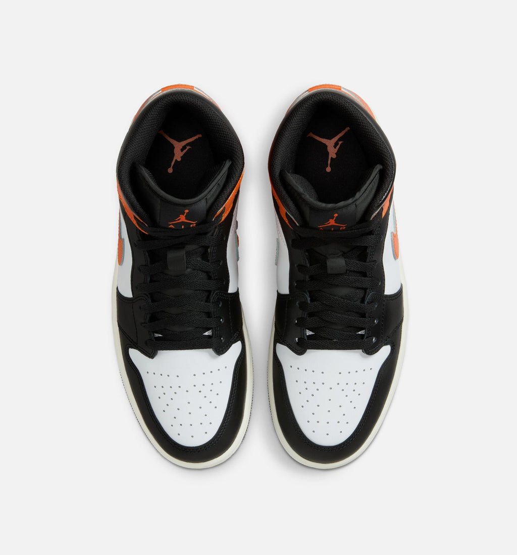 Air Jordan 1 Mid Men's – Starfish/White/Sail/Black