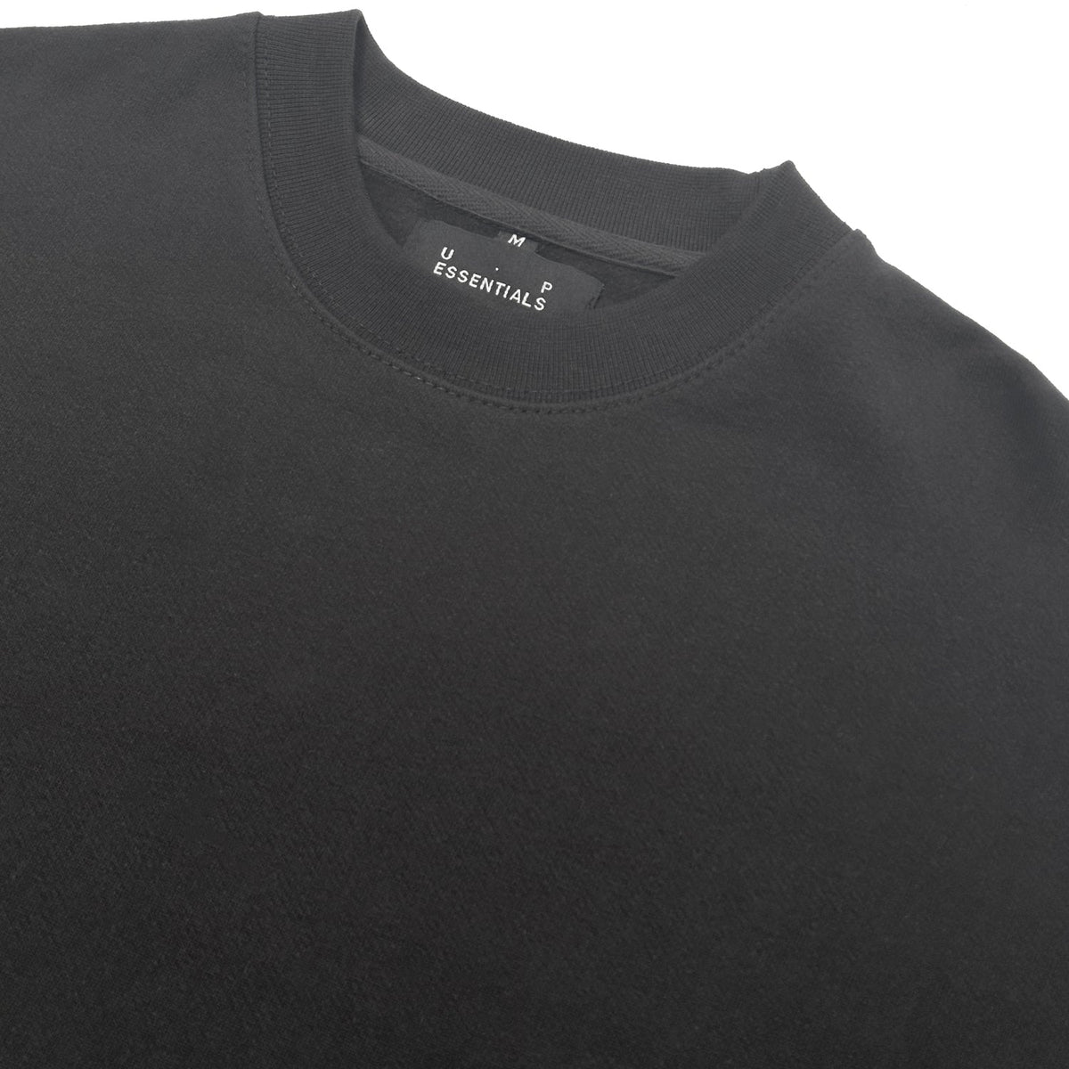 UP Essentials Oversized Sweat: Black