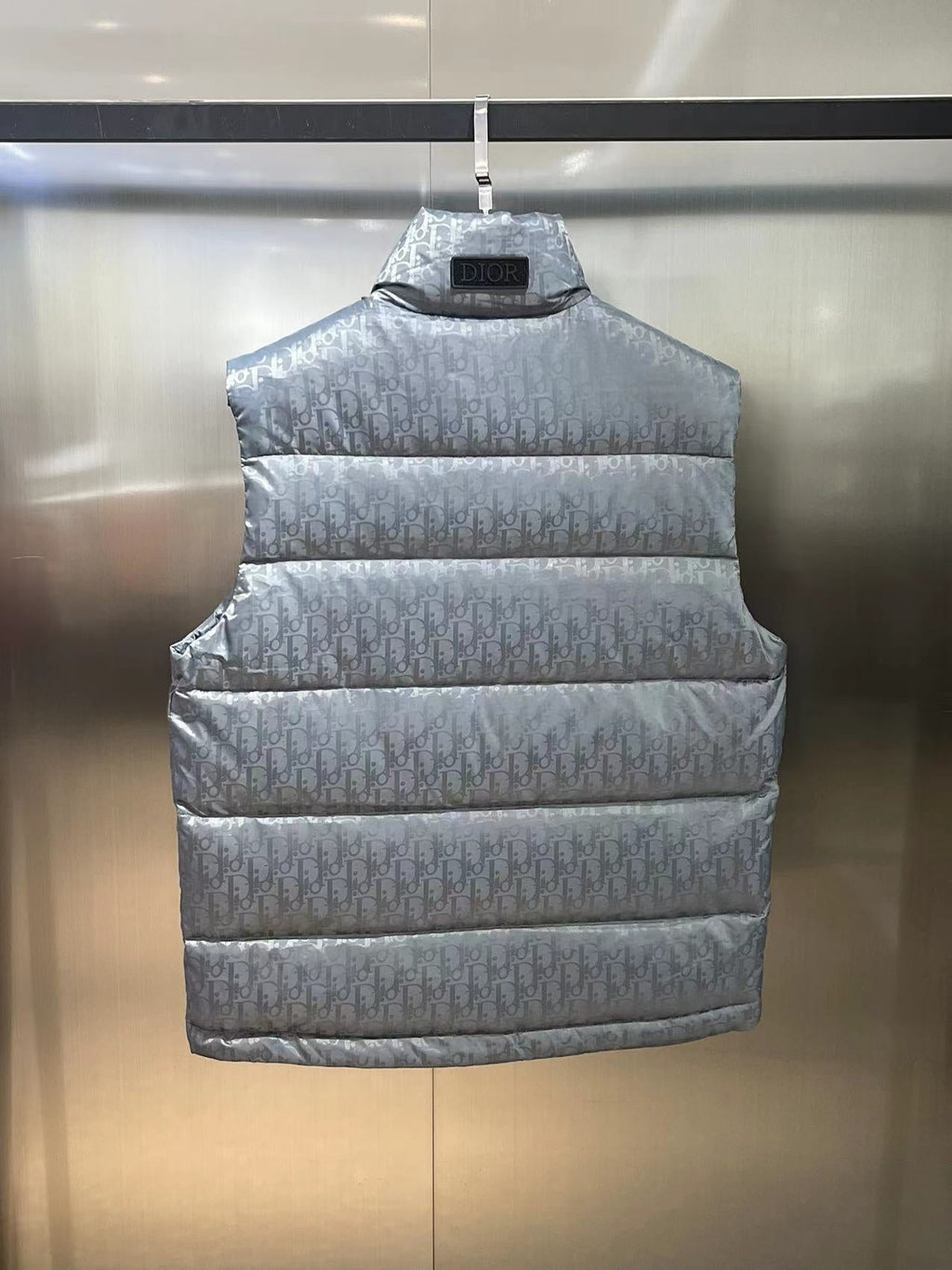 Dior Gray Oblique Monogram Down Vest