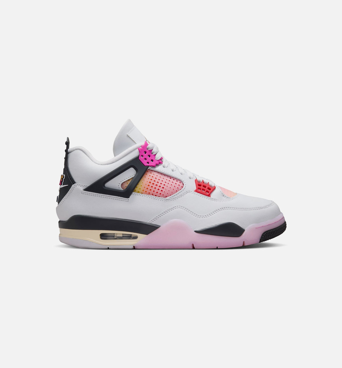 Air Jordan 4 Retro "Comic" Men's Shoe – Off White/Fire Pink/Anthracite