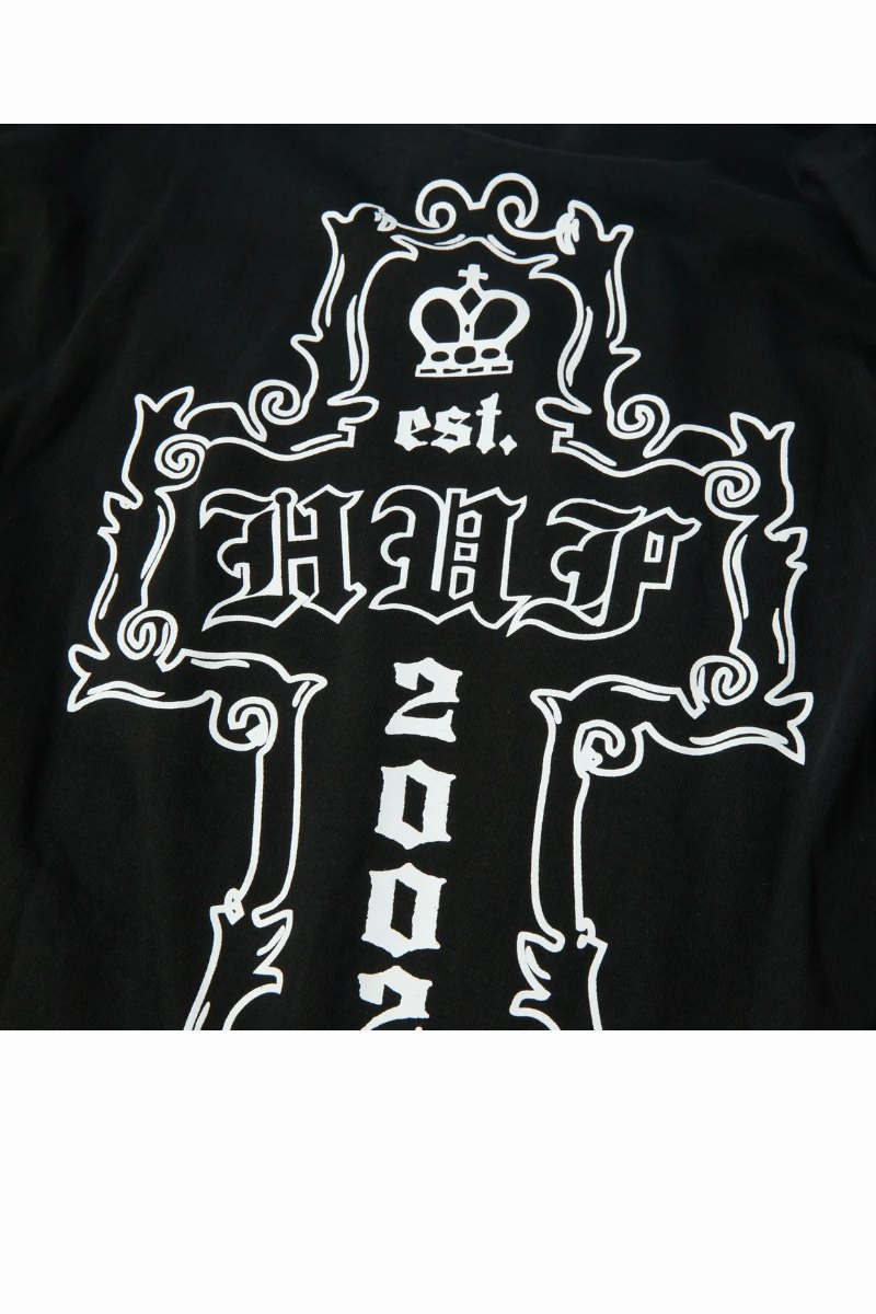 HUF HARD LUXE L/S T-SHIRT Black