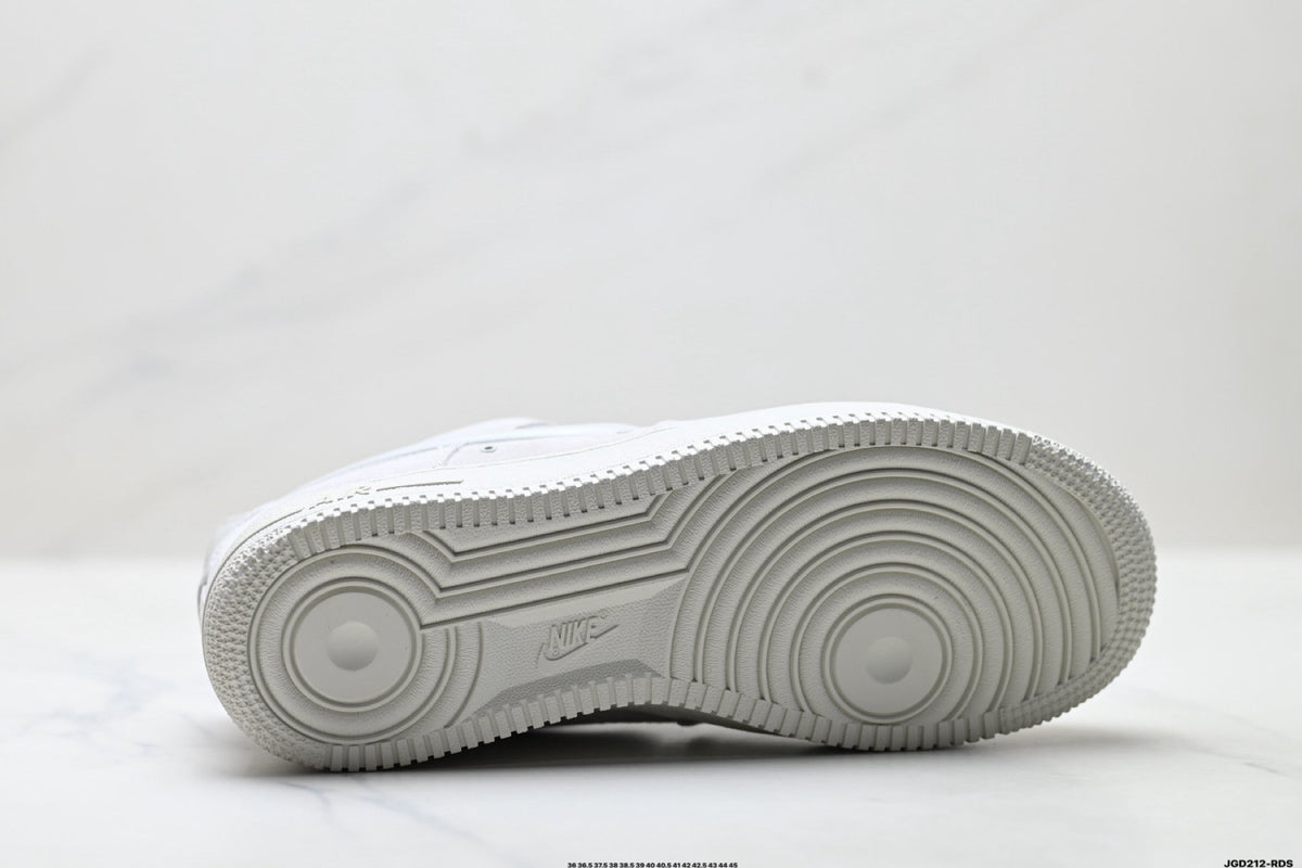 Nike Air Force 1 Low Triple White Unisex Sneakers Style 10
