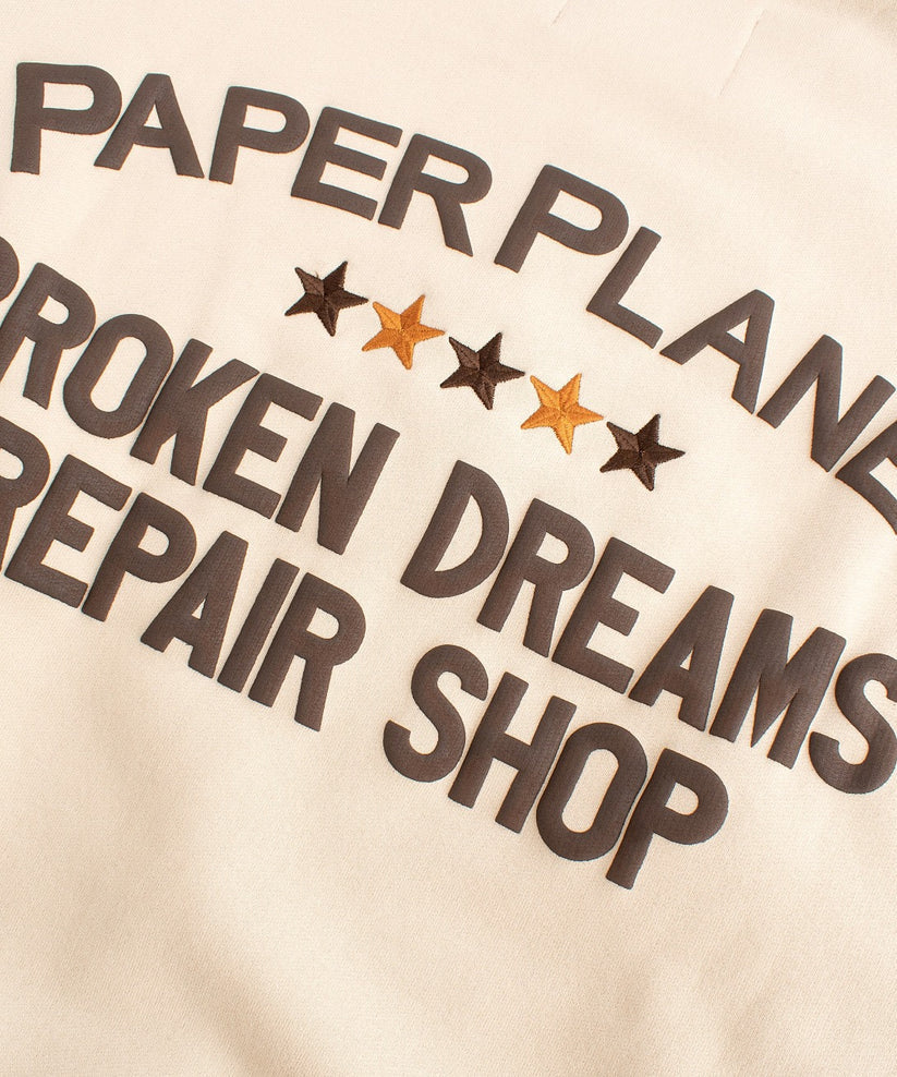 Paper Planes Broken Dreams Repair Shop Crewneck 'Cream'