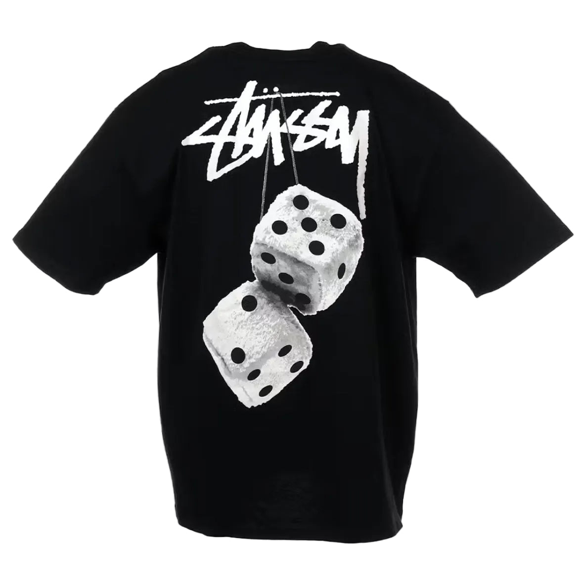 Stussy Fuzzy Dice Tee Black