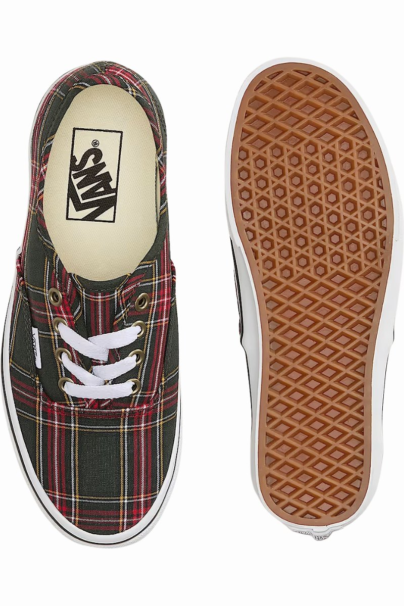 VANS AUTHENTIC TARTAN Red Green