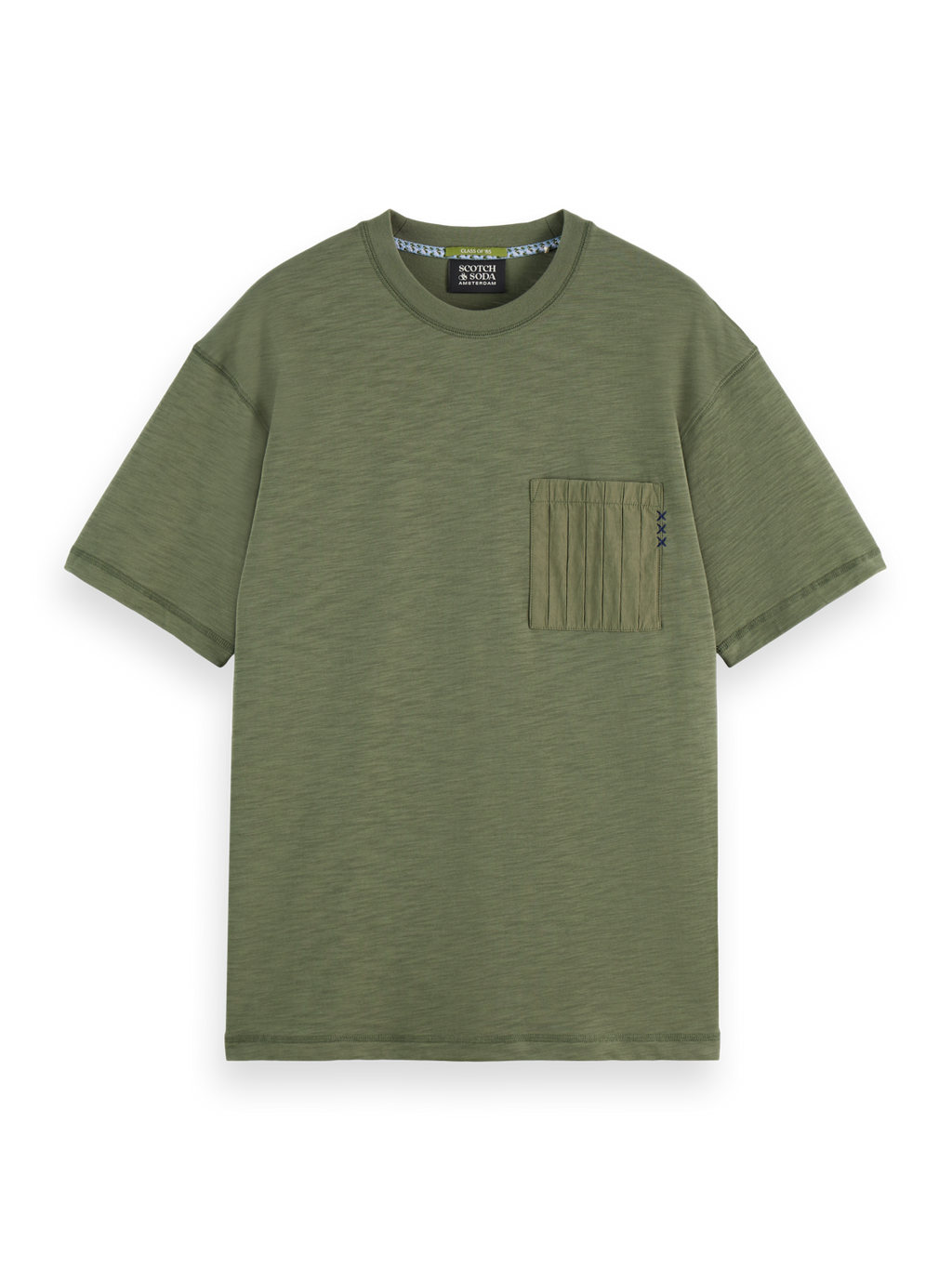S&S Relaxed Fit Patchwork Pocket Tee