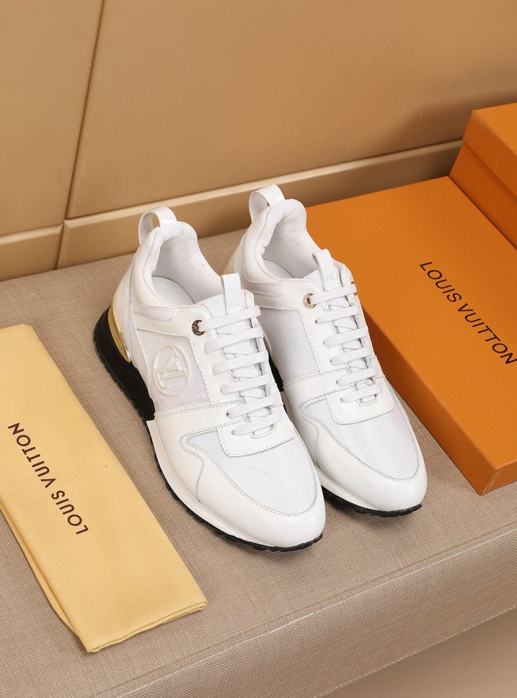 Louis Vuitton White Low-Top Sneakers