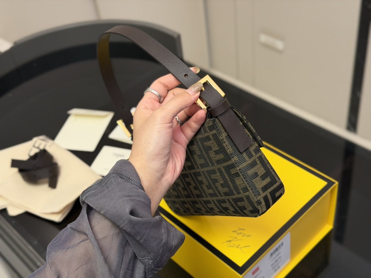Fendi Monogram Flap Shoulder Bag