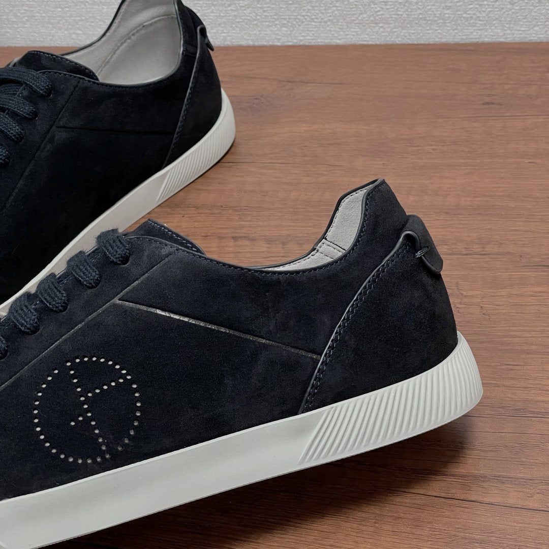 Giorgio Armani Perforated Low-Top Sneakers