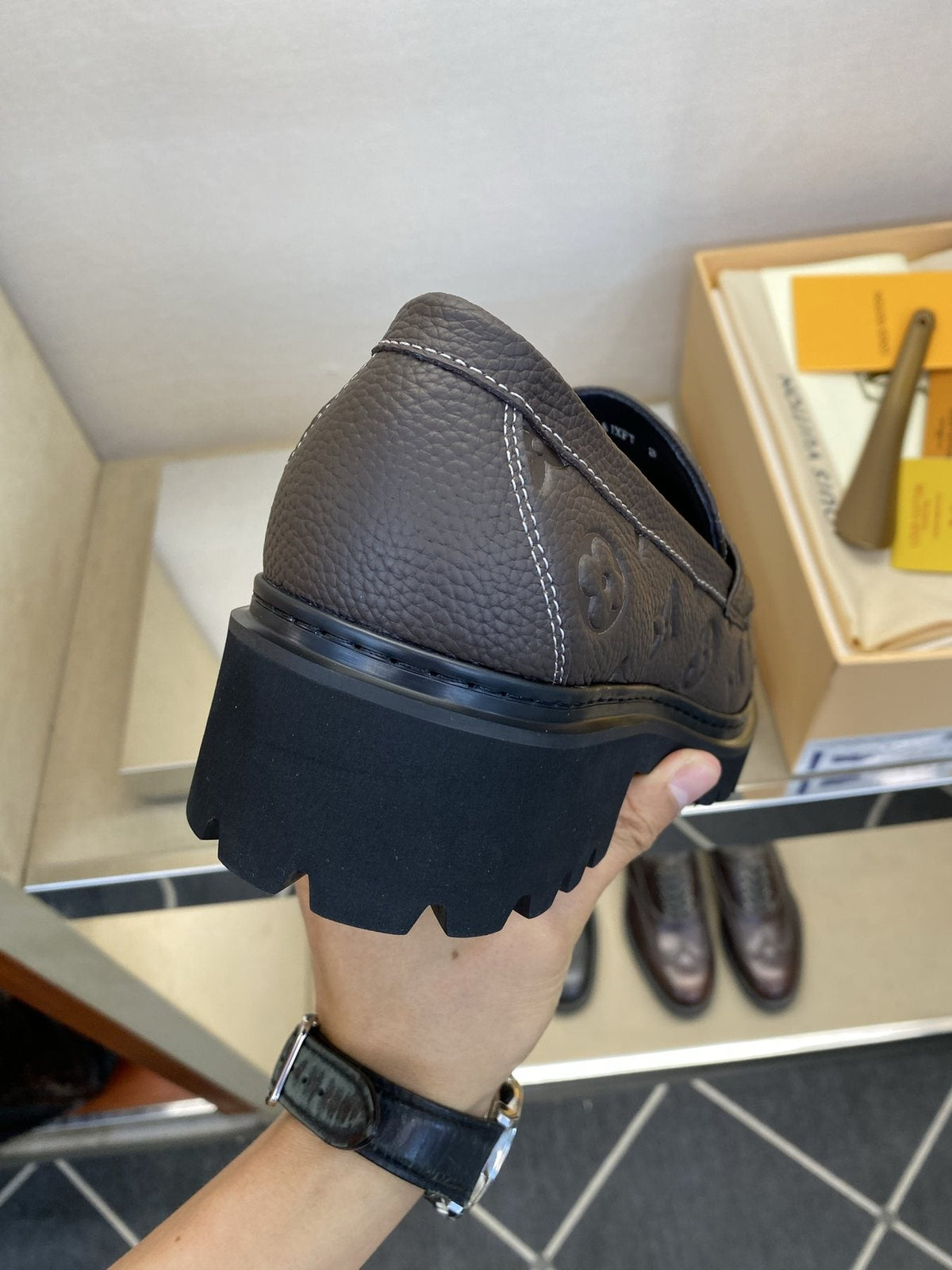 Louis Vuitton Men's Metal Hardware Loafers
