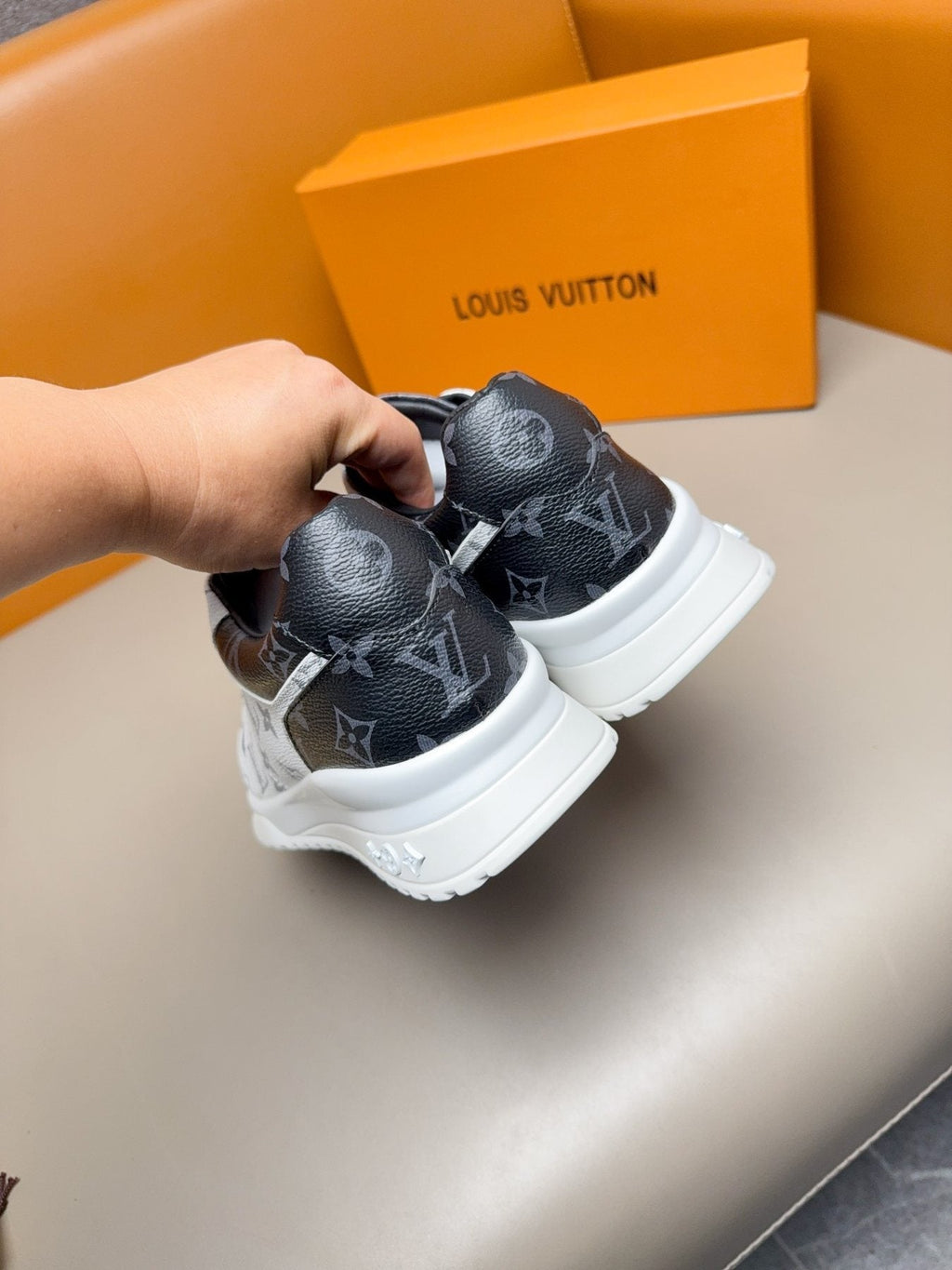 Louis Vuitton Monogram-Pattern Sneakers