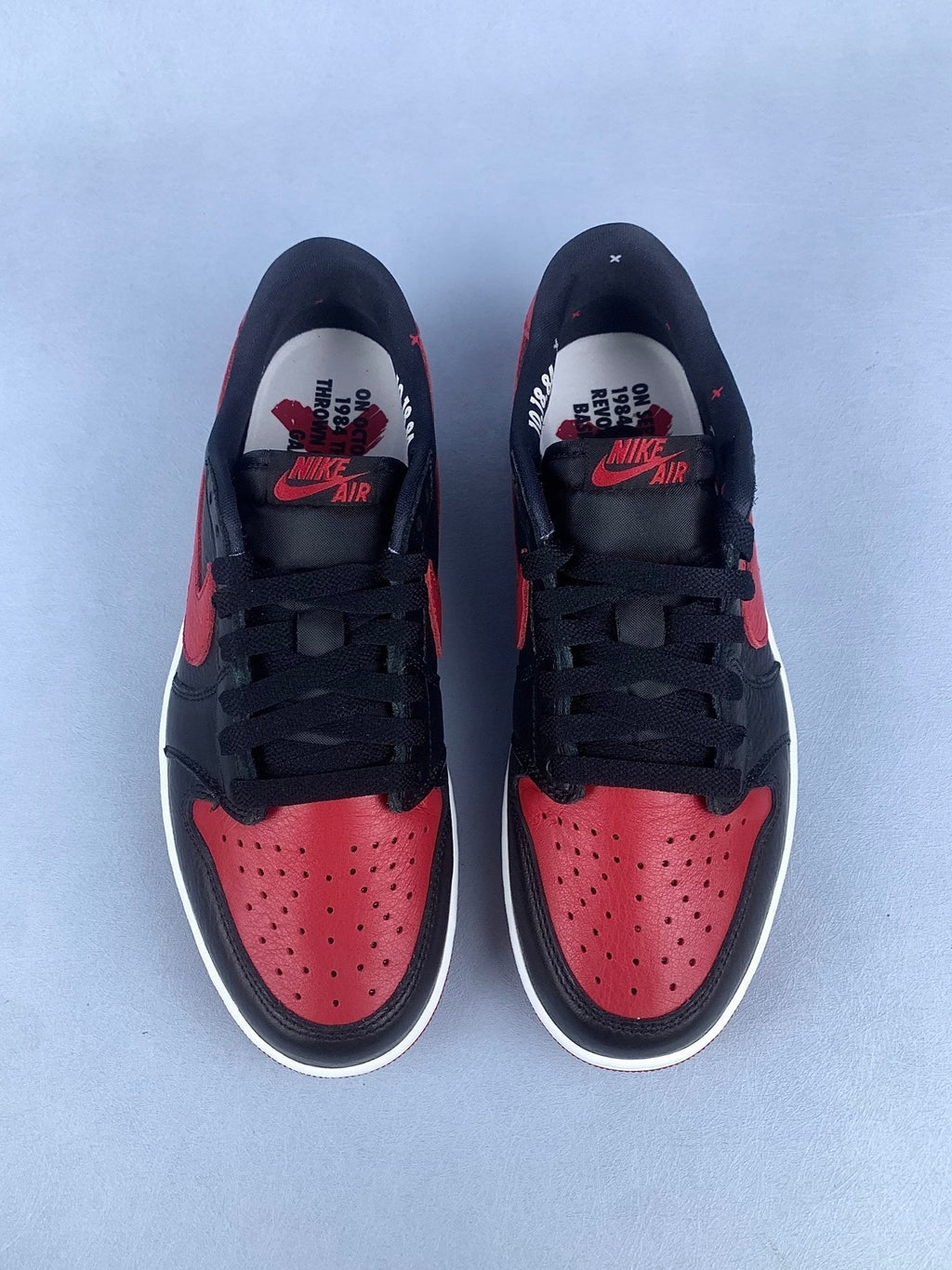 Air Jordan 1 Low Banned Black/Red Unisex Sneakers IW6276-001